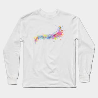 Musical Colorful Note Long Sleeve T-Shirt